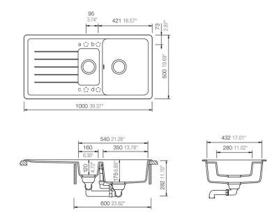 SCHOCK PINEDO D-150 INSET/TOPMOUNT ALPINA CRISTALITE GRANITE 1.5 BOWL SINGLE DRAINER SINK, SCH-PIND150UGDW/4364 SCHOCK PINEDO D-150 INSET/TOPMOUNT ALPINA CRISTALITE GRANITE 1.5 BOWL SINGLE DRAINER SINK, SCH-PIND150UGDW/4364